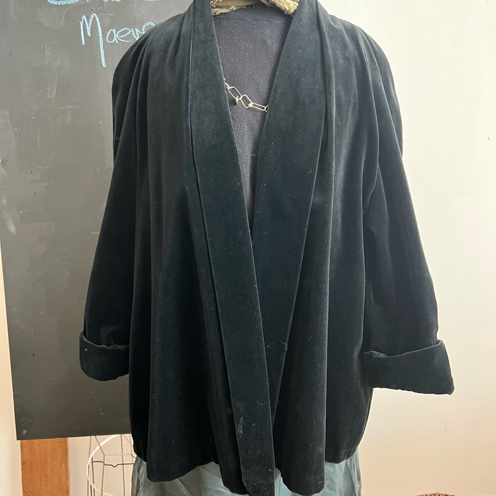 Vtg velvet coat